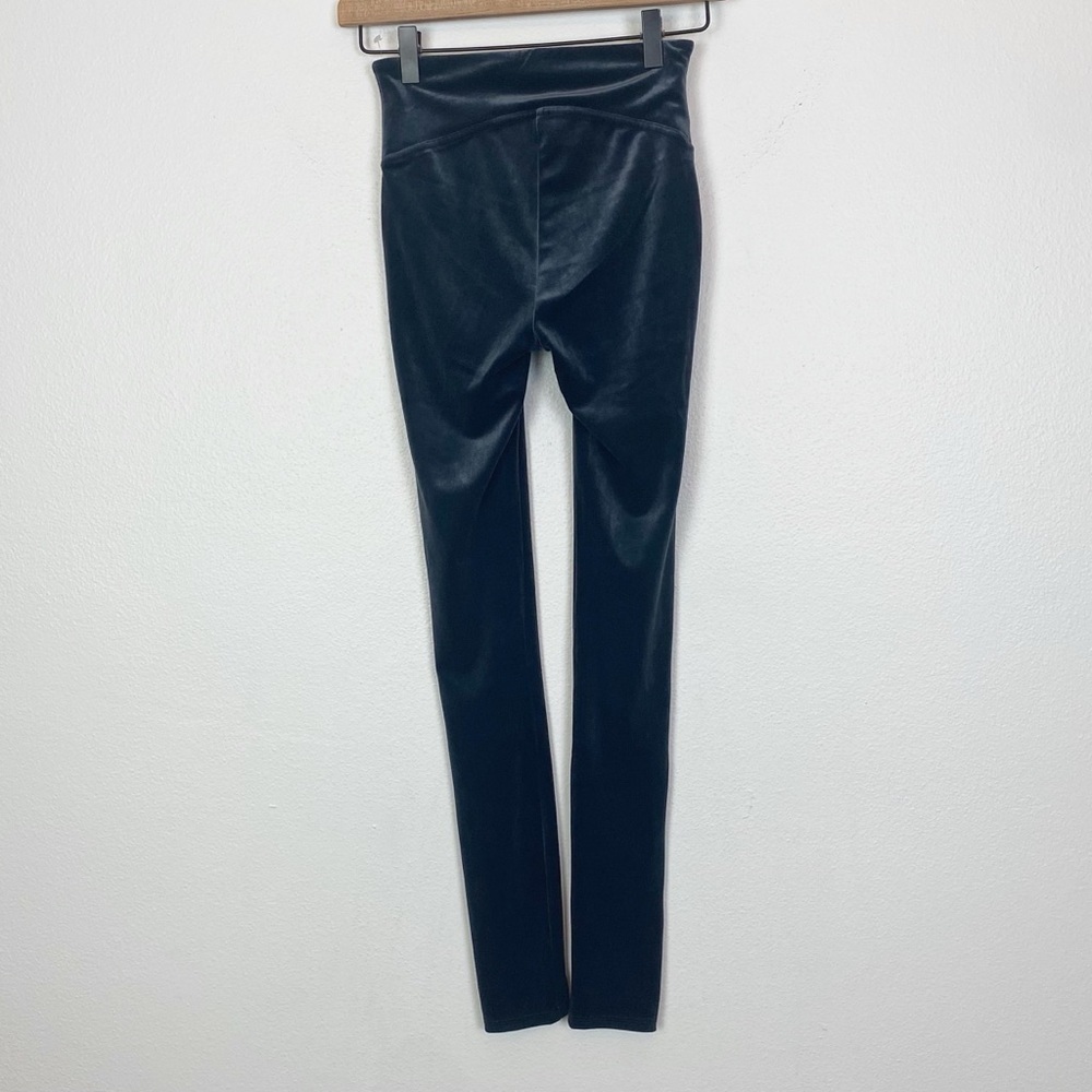 Spanx Velvet Leggings in Navy Blue - Picture 6 of 9